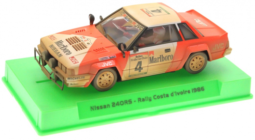 Avant Slot Fahrzeuge AV52104D Nissan 240RS No. 4 Edition inklusive Rennverschmutzung mit Kunststo?-Chassis