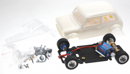 BRM Fahrzeuge BRM091C Mini Cooper White Kit m.Classic-R�der