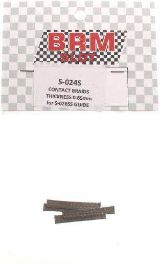 BRM Zubehr BRS-024S Stromabnehmer f.Slotcars 1:24 BRM alle Modelle m.Leitkiel