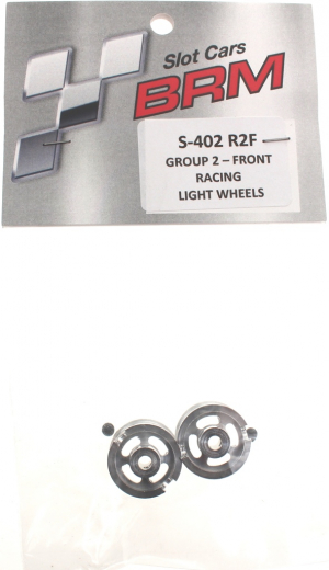 BRM Zubeh�r BRS-402R2F Felgen Racing vorne f.Slotcars 1:24 BRM Escort, Giulia u.Kadett