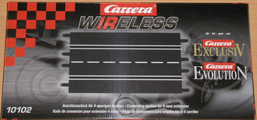 Carrera Wireless 10102 Evo/Excl. Wireless Anschlussst�ck 4-spurig