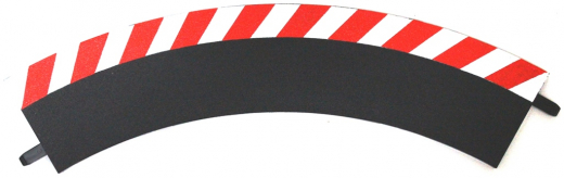 Carrera 132 / 124 20561 Au�enrandstreifen Kurve 1/60�, 1 St�ck