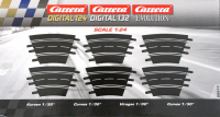 Carrera Evolution + Digital 132 / 124 20577 Kurve 1/30, 6 Stck