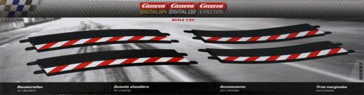 Carrera Evolution + Digital 132 / 124 20597 Randstreifenen �berfahrt, 4 St�ck