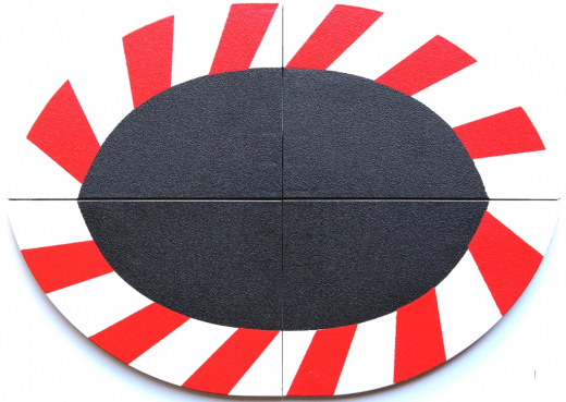 Carrera 132 / 124 20598_1 Endst�cke Kurve Aussenrand, breit, 2 Paar