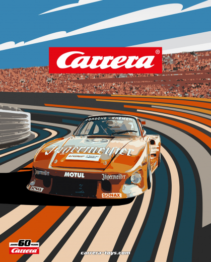 Carrera Promotion 21140 Blechschild 60 Jahre Carrera Design 5