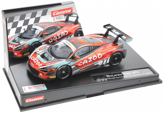 Carrera Evolution 27782 McLaren 720S GT3 Enduro Motorsport, No.77 British GT 2023