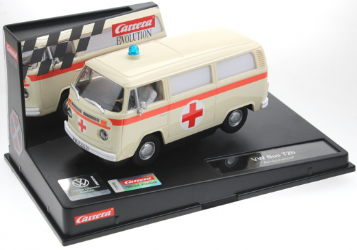 Carrera Evolution 27794 VW Bus T2b Ambulance Red Cross