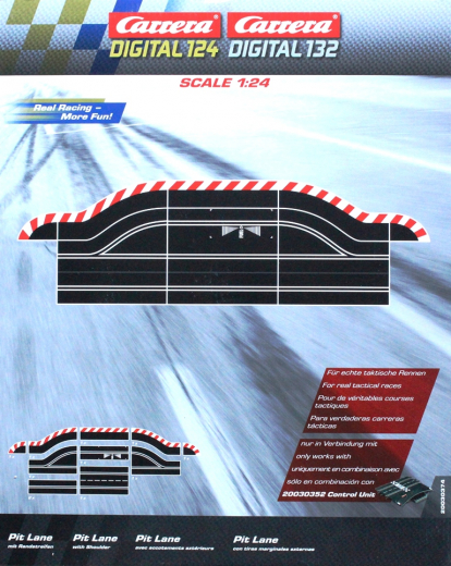 Carrera Digital 132 / 124 30374 Pit Lane mit Randstreifen