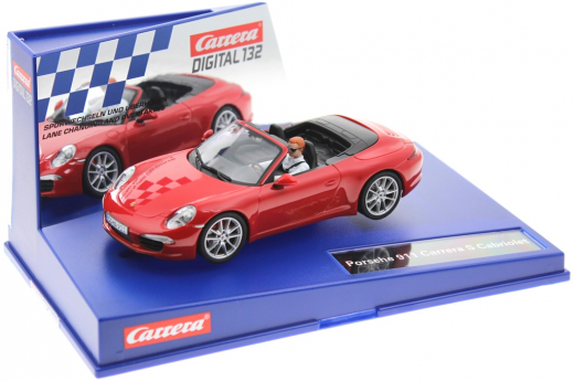 Carrera Digital 132 30772 Porsche 911 Carrera S Cabriolet Rot