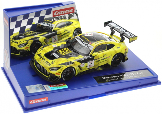 Carrera Digital 132 32063 Mercedes-AMG GT3 Evo Getspeed, No.2 24H Spa 2024