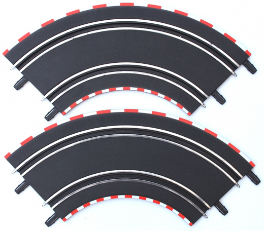 Carrera Go!!! / Digital 143 61603og Kurve 1/90, 2 Stck gebraucht