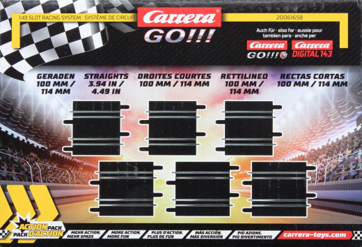 Carrera Go!!! / Digital 143 61658 Kurze Geraden