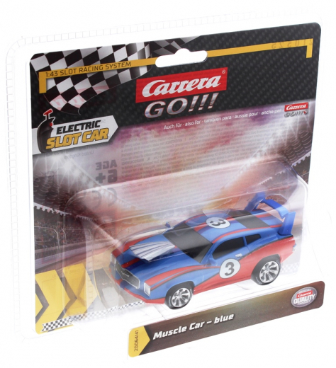 Carrera Go!!! 64141 Muscle Car - blue