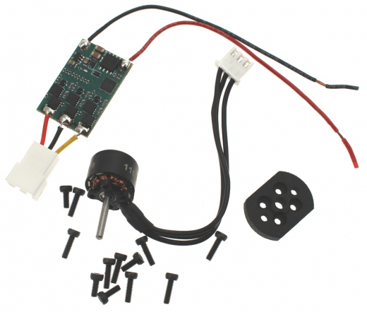 Eicker Zubeh�r 9789003KV X89 Brushless Controller Set 3KV, Gr�n mit Kabel + Motor 3KV + Adapter NSR Anglewinder