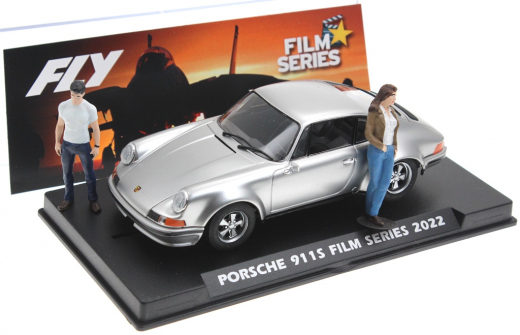 Fly Fahrzeuge FYE2065 Porsche 911S SILVER Film Series Edition m.2 Modellfiguren