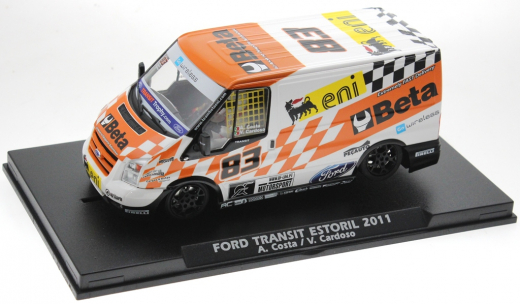 Fly Fahrzeuge FYVAN01 Ford Transit Van-Racing-Series No. 83 mit Kunststo?-Chassis
