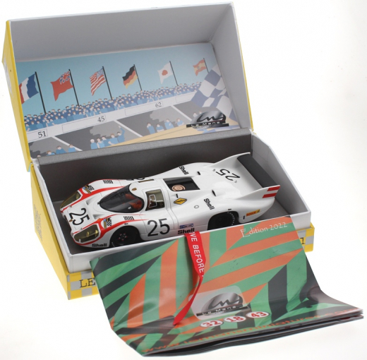 Le Mans Miniatures Fahrzeuge LM132070M25 Porsche 917 Langheck Le Mans 1970 No. 25 High Detail Collectors Edition