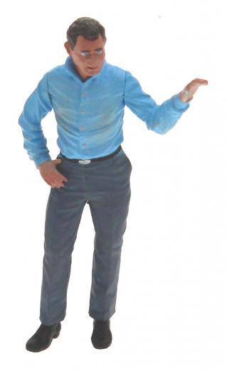 Le Mans Miniatures Figuren LMF132072M-P1 Teamleiter Carrol ohne Hut High Detail Resin Collectors Edition