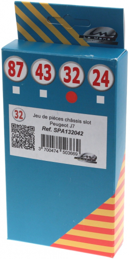 Le Mans Miniatures Zubeh�r LMSPA132042 Fahrwerk 1:32 m.Zubeh�r f.Standmodell LE MANS MINIATURES J7 Van