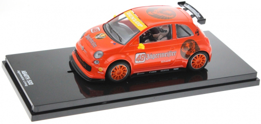 NSR Fahrzeuge 800548SW Abarth 500 J�germeister #48 YELLOW