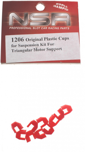 NSR Zubeh�r 801206 Plastic Cups for Suspension Kit for Triangular Motor Support (10 St�ck)