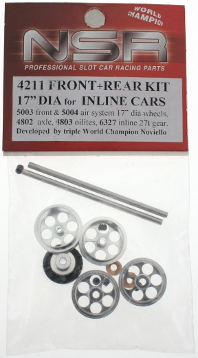 NSR Zubeh�r 804211 Front + Rear Kit 17\" Wheels INLINE