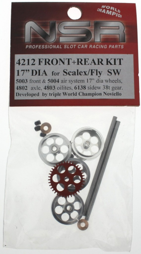 NSR Zubeh�r 804212 Front + Rear Kit 16\" Wheels SW SCX/FLY