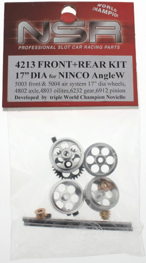 NSR Zubeh�r 804213 Front + Rear Kit 17\" Wheels AW NINCO