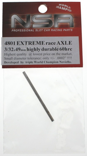 NSR Zubeh�r 804801 3/32 Hard Steel Axle 49mm ES32 Class