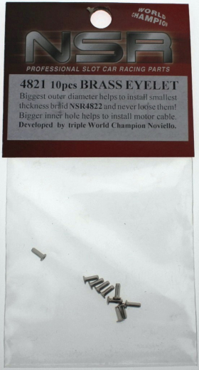 NSR Zubehr 804821 Brass cup for motor wire (10 Stck)