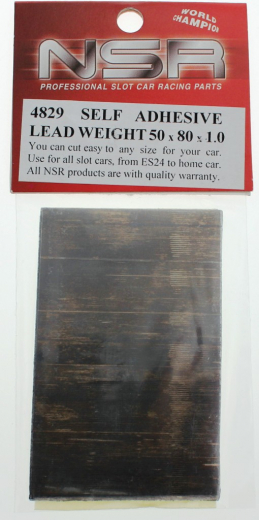 NSR Zubeh�r 804829 Self adhesive weight 50x80x1mm