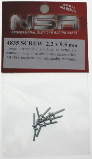 NSR Zubeh�r 804835 Screws Long 2.2 x 9,5mm (10)