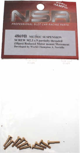 NSR Zubeh�r 804869B Metric Suspension Screw M2.3x9 (10)