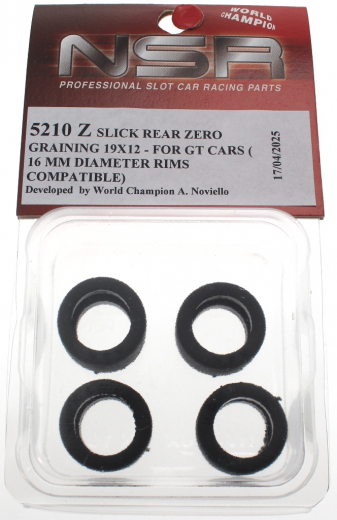 NSR Zubeh�r 805210Z Slick rear 19x12 ZERO Graining