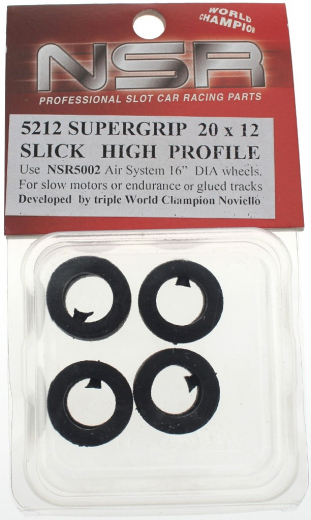 NSR Zubeh�r 805212 Slick Rear 20x12 Supergrip f/16\"
