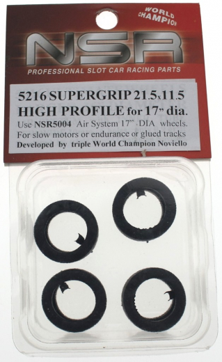 NSR Zubeh�r 805216 Slick Rear 21x11.5 Supergrip f/17\"