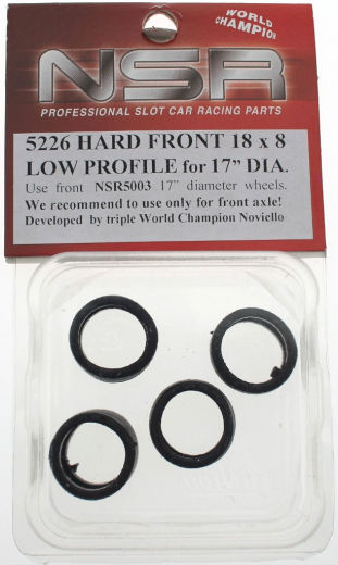 NSR Zubeh�r 805226 Slick Front 18x8 No Friction f/17\" (4)