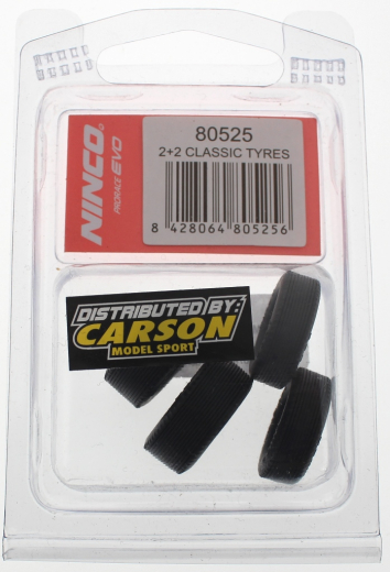 Ninco Ersatzteile-Re 80525 Reifen-Set Klassik (2+2)