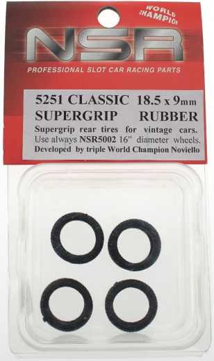 NSR Zubeh�r 805251 Classic Rear 18.5 x 9 Supergrip 16\"