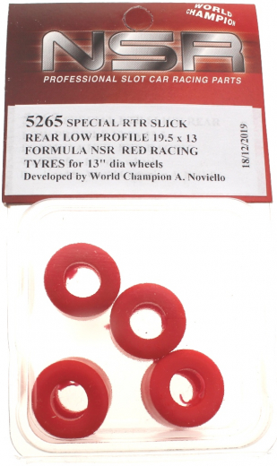 NSR Zubeh�r 805265 Slick Rear RTR 19.5x13.5 FNSR
