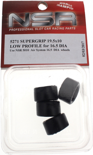 NSR Zubeh�r 805271 Slick Rear 19,5x10 Supergrip f�r 16,5mm