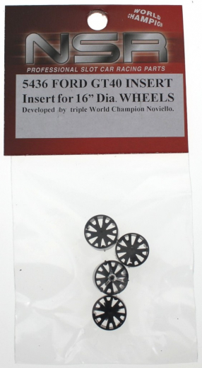 NSR Zubeh�r 805436 Ford GT40 Insert for 16\" Dia. WHEELS
