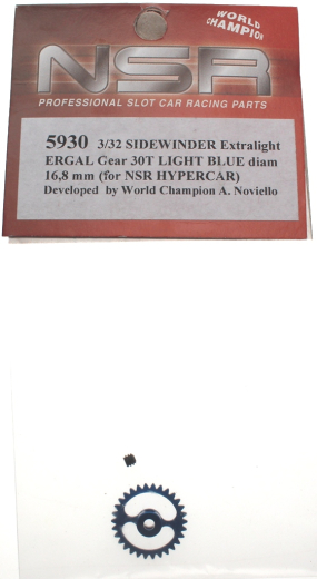NSR Zubeh�r 805930 SW X-Light ERGAL Gear 30t 16.8mm NSR HC BLUE