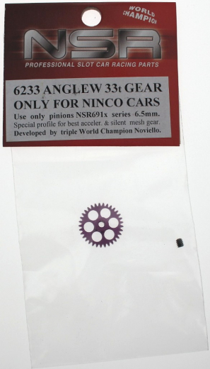 NSR Zubeh�r 806233 AW Gear 33t 17.5mm Ninco Violet