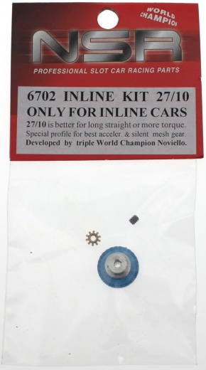 NSR Zubeh�r 806702 INLINE 27/10 Gear+Pinion EXTRALIGHT