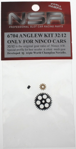 NSR Zubeh�r 806704 AW 32/12 Gear + Pinion f/ Ninco