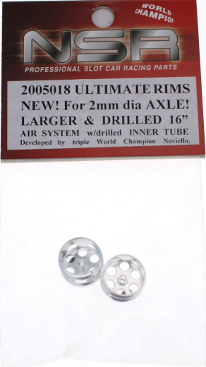 NSR Zubeh�r 825018 2mm Ultimate Alu Air rims 16\" dia