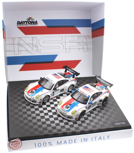 NSR Fahrzeuge 8SET14 Porsche 997 Brumos Daytona 24h limited edition #58 2015 + #59 2012