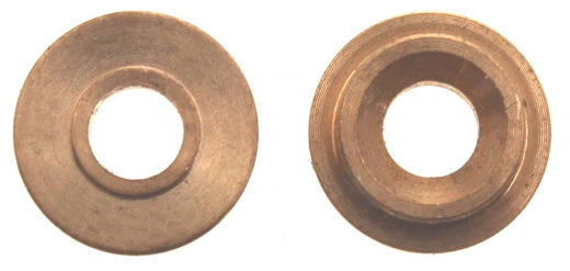 NN Zubeh�r NNML3 Achslager 6mm f. 3mm Achse Bronze mit Bund 2er